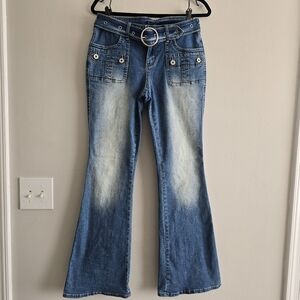 Flamigals Y2K Blue Flared Women's Jeans M